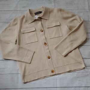 Merokeety Button-Up Sweater Jacket Small NWT